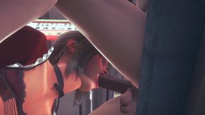 Femboy Yaoi - Nobu Blowjob in Subway