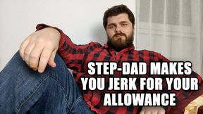 Step-Dad Makes You Jerk For Your Allowance With CEI