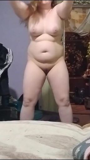 She pounced on my dick while I was filming her doing exercises.   Clip 1