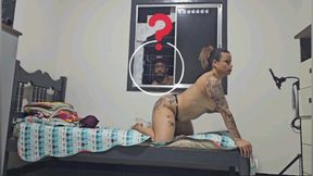 CUCKOLD HUSBAND SEE THROUGH THE WINDOW WIFE MASTURBATING TO HER LOVER AND DOES NOTHING