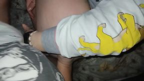 Taking Her From Behind and Cum Inside Her