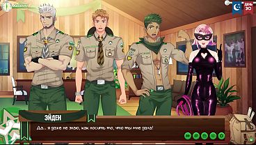 Game: Friends Camp, episode 52 - They were left alone (Russian voiceover)