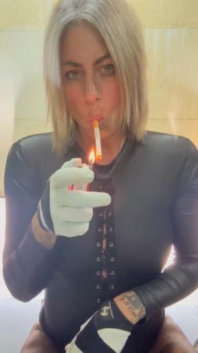 Bodysuit smoking
