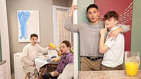 Raunchy Brunch Part 3 Scene Poster on men with Jake Preston, Colton Reece