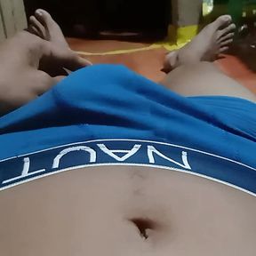 Jerking solo boy cum