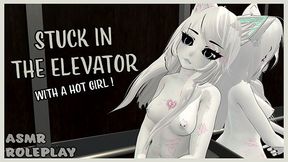 Stuck In The Elevator With A Hot Girl Asmr Vrchat Roleplay - Car Toon