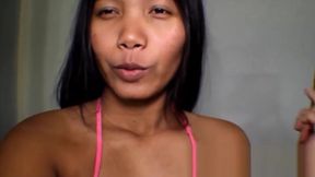 HD 19 week pregnant thai teen 18+ heather deep in maid outfits gives deepthroat and creamthroat in the kitchen