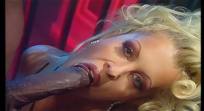 Blonde mil with big tits gets ass fucked by her black guy