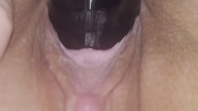 Fuck machine making my pussy juicy