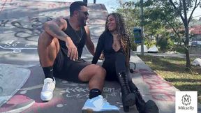 casadinha safada, diz que vai correr e fode com amante do parque. novinha safada, encontra o tony tigrao na praca e leva uma surra de rola do pauzudo.