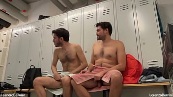 Locker Room Tryst: Caught Fucking in Public