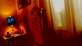 Cute brunette whore made her man moan while he was cumming on her tits