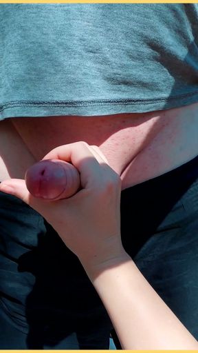 Wifey gives intense public blow job   Clip 2