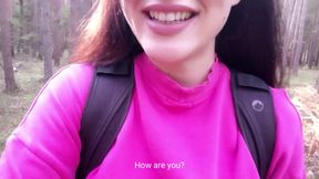 Risky German JOI public masturbation (almost caught)