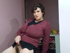 Big boobs milf masturbates with her dildo