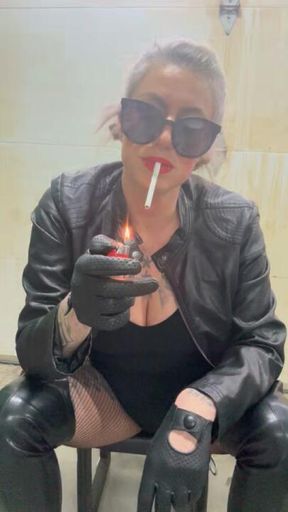 Camel crush in leather