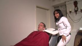 Brunette German Hot Mom Housewife with Bubble Butt Takes