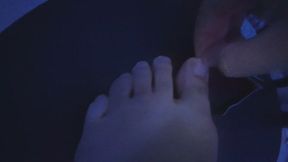 Trimming my toe nails