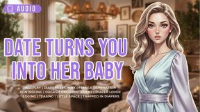 Tinder Date Turns You Into Her Adult Baby | Mommy, Diapered, Breastfeeding, Orgasm Encouragement