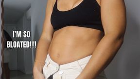 I'm so bloated | tight belly POV - OnlyVanessa