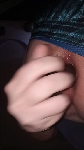 Stuffing My Hole with This BBC Dildo