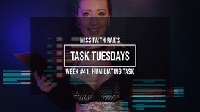 Week 41: A Laughable Task for Humiliation Addicts (MP4)