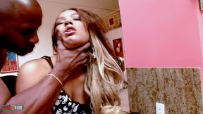 prince yashua s big black cock in the ass of beautiful black babe mercedez santos