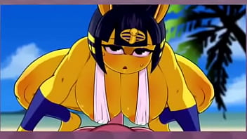 Ankha riding a cock