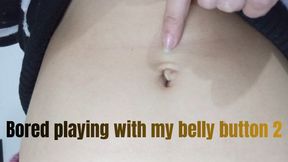 Bored playing with my belly button 2
