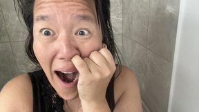Picking my nose and stimulating my gumline late at night! (aug 4 2025)