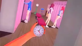 Time Stops for Quintuplet Sex – Miku, Ichika & Itsuki in 3D Anime Fun