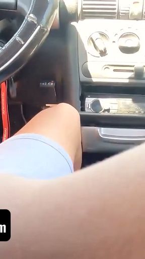 Latin Leche - Cute Latino Twink Boy Wraps His Lips Around Hot Stranger's Cock In His Car - Part 1   Clip 1