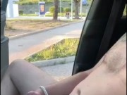 branlette sur aire autoroute exhibe