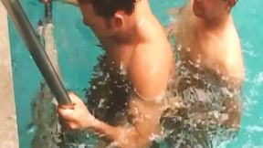 Guys Want Dicks Scene 4: Gay Colleagues Fucking Hard in the Pool Area