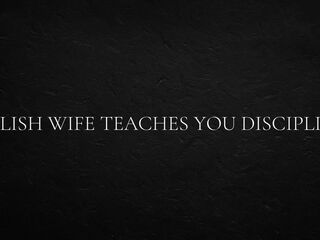 Polish Wife Teaches You Discipline
