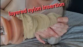 Double layered nylon fuckingmachine 720p