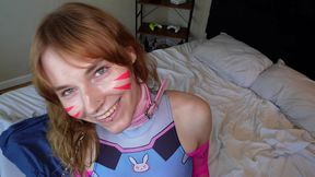 new trans starlet zaira gets creampied in dva cosplay in first ever sextape