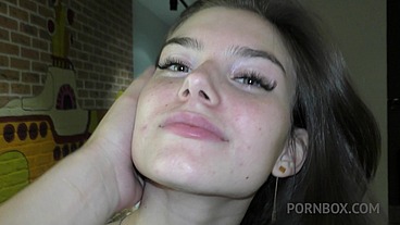 I made her lick my balls - teen Stefany Kyler ! Whore #1