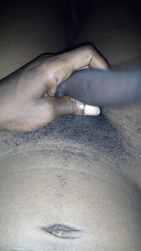 Daddy Jacking Huge Big Black Monster Cock