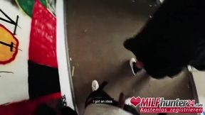 Pornstar inked MILF POrnStar gets her mouth and pussy stuffed in hot POV sex