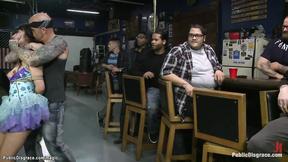 ”Little Asian slave public disgraced”