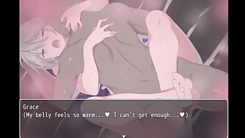 Virgin girl offers her first time to men. Hentai game.