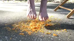 Hot nurse Princess Nathalia teases with sweaty feet