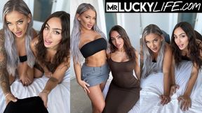 Wonderful Sisi Rose and Hayley Davies's threesome video