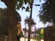 Pissing and public exhibition