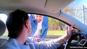 Liam Cox finding his lost phone ends up being fucked by Luke Ryder