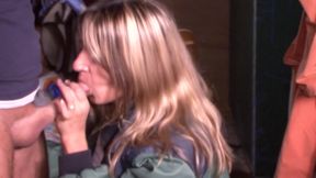 Attractive German slut gets fucked from behind