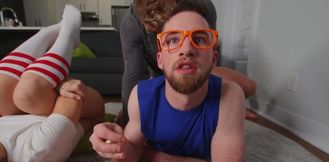 His hungry mouth is always ready for bi action