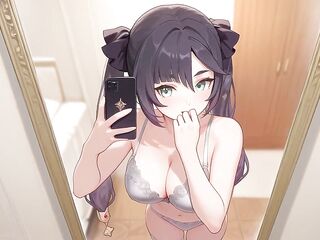 Mona Invites Her Boyfriend Over for Coarse Sex. Mona Anime Cosplay