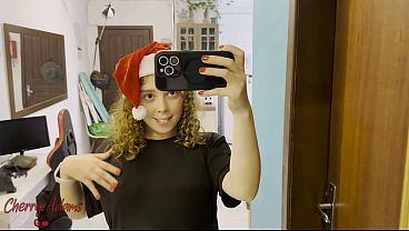 J&aacute_ pensou ganhar minha bucetinha de natal? Me masturbei at&eacute_ esguichar (Squirt)